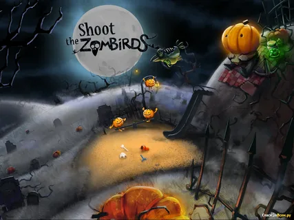 Shoot The Zombirds. 100% Веселье в стиле хоррора